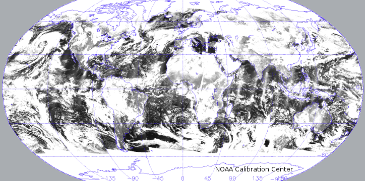 Suomi NPP VIIRS DNB Global Night Light (Full Moon)
